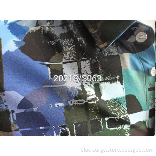 High Quality Fantastic Pattern Men's Short Shirts